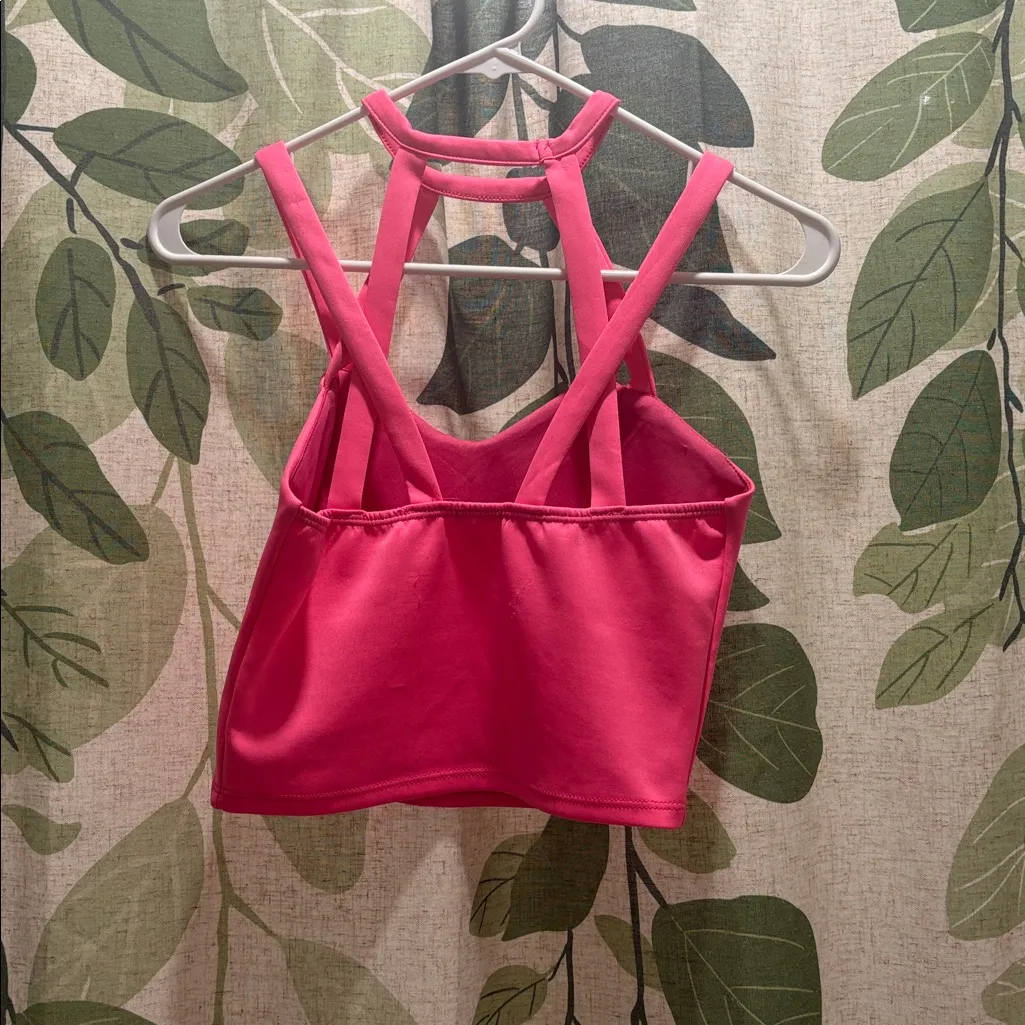 Charlotte Russe Pink Crop Top - Image 4