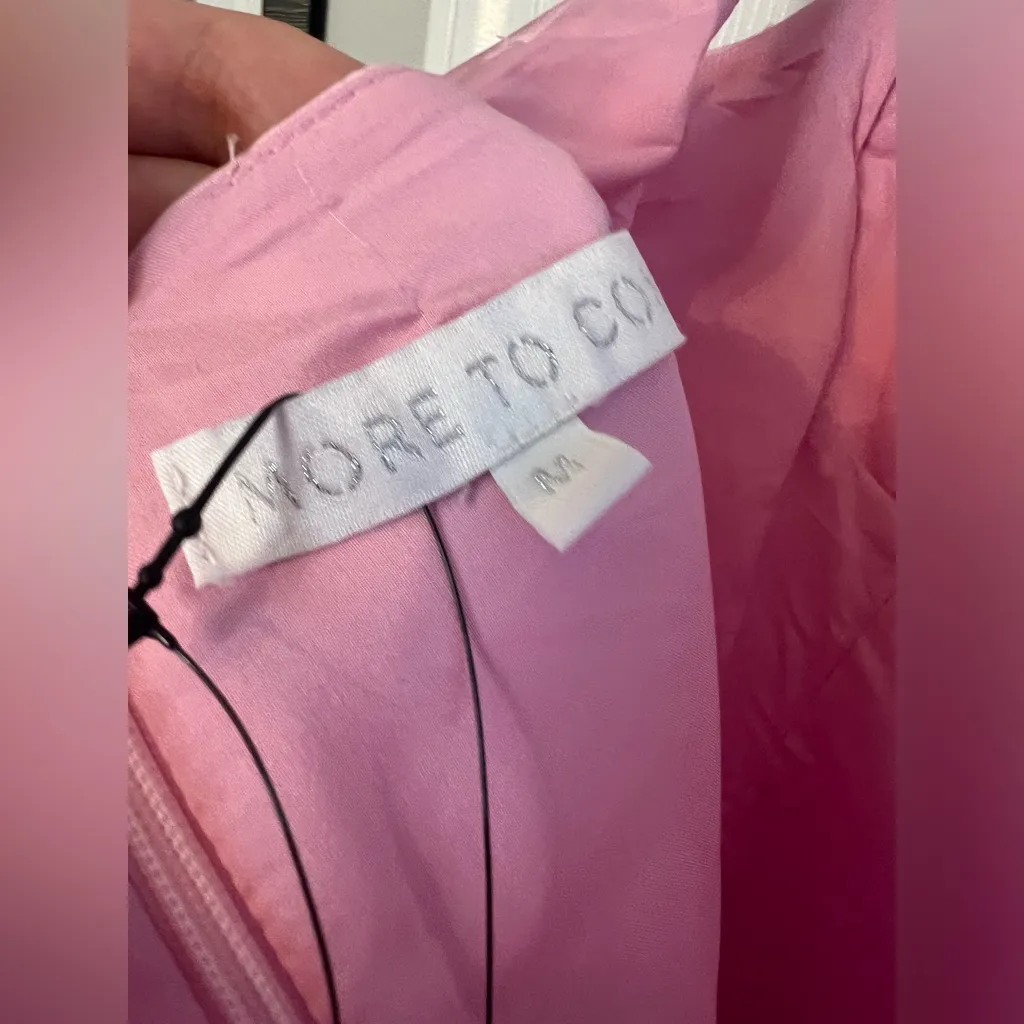 MORE TO COME Malia Mini Dress in Baby Pink - Image 7