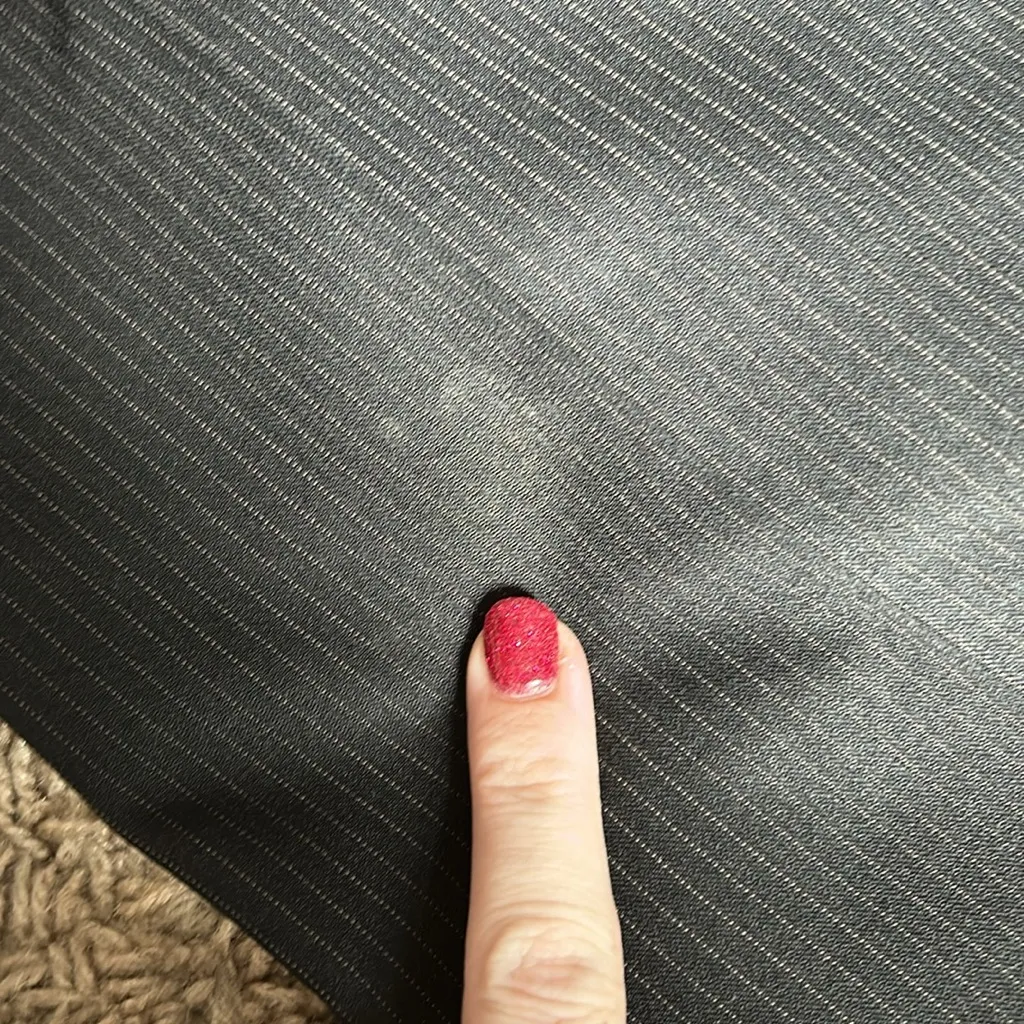 3/$15 NINE & CO lined black pinstripe dress pants - Image 4