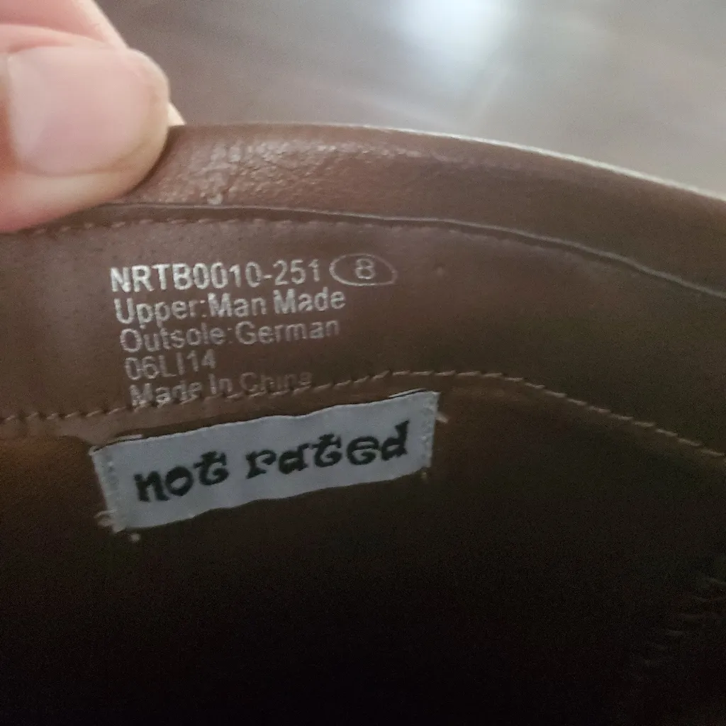 Not rated brown tall boots size 8 women's - Image 8