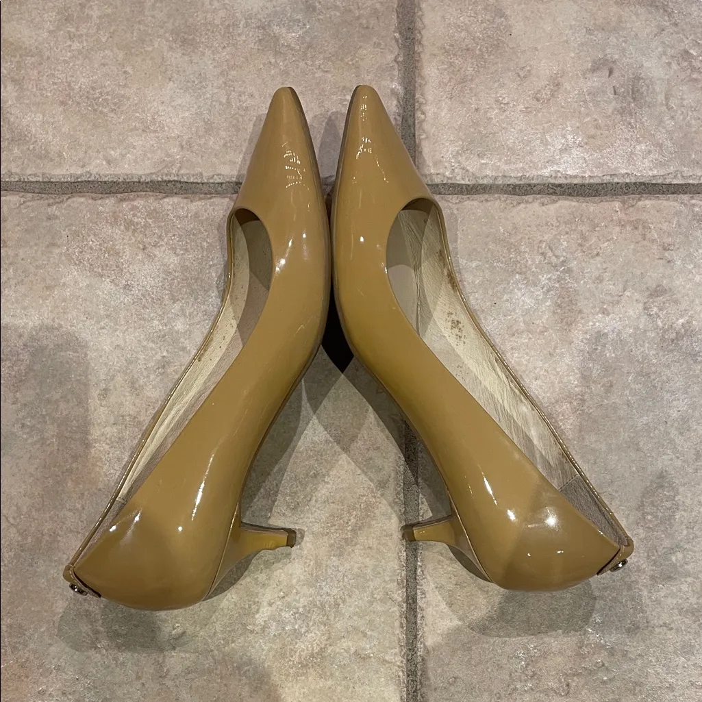 MICHAEL Michael Kors Beige Kitten Heel Size 7 1/2 Tan - Image 5