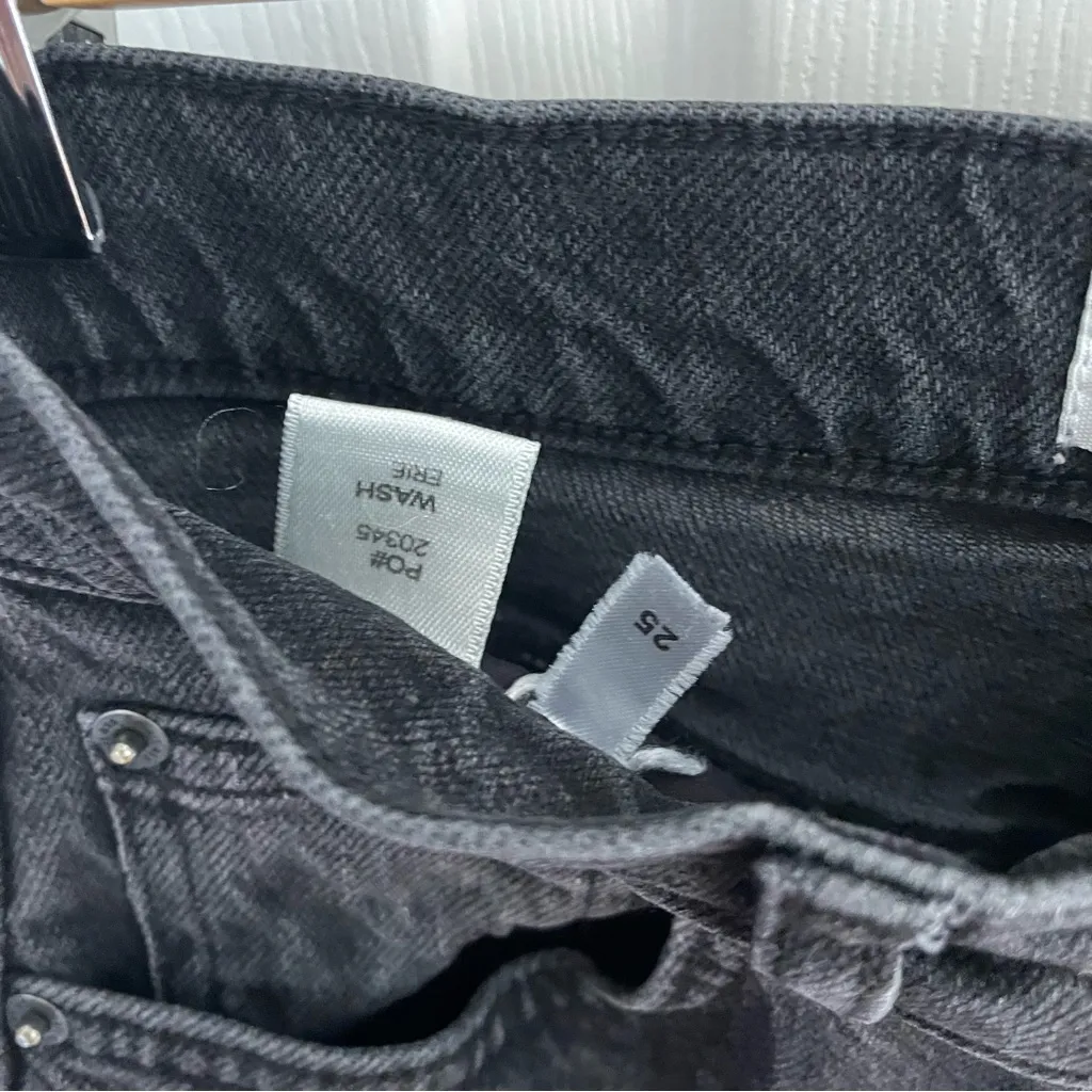 Reformation Black Jeans size 25 - Image 3