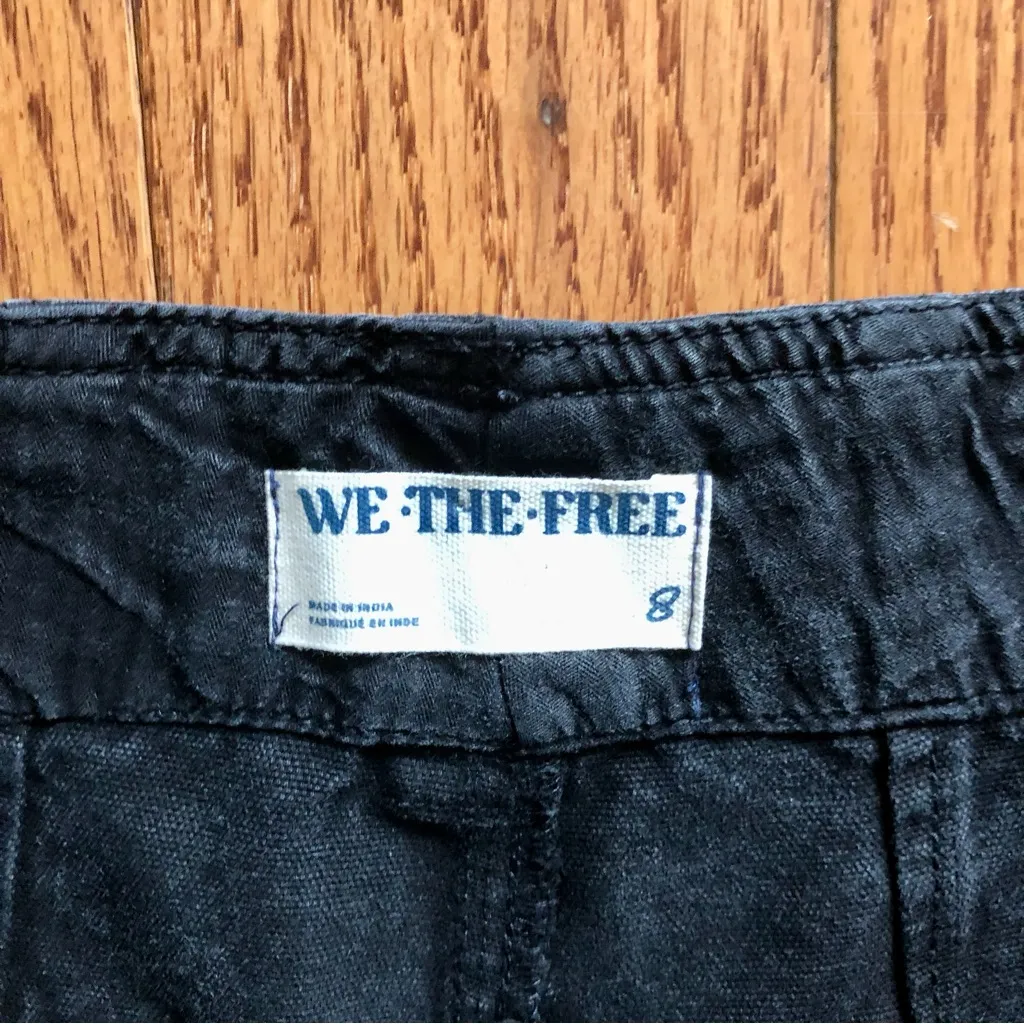 Free People We The Free Supersonic Slim Barrel Black Jeans Women’s Size 8 NWOT - Image 7