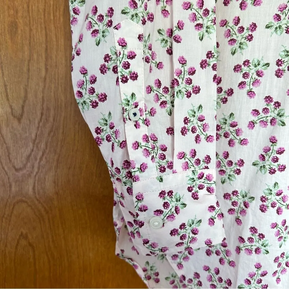 J. Crew Relaxed-fit Lightweight Cotton Poplin Shirt in Whisper Peach Berry Sze 6 - Image 2