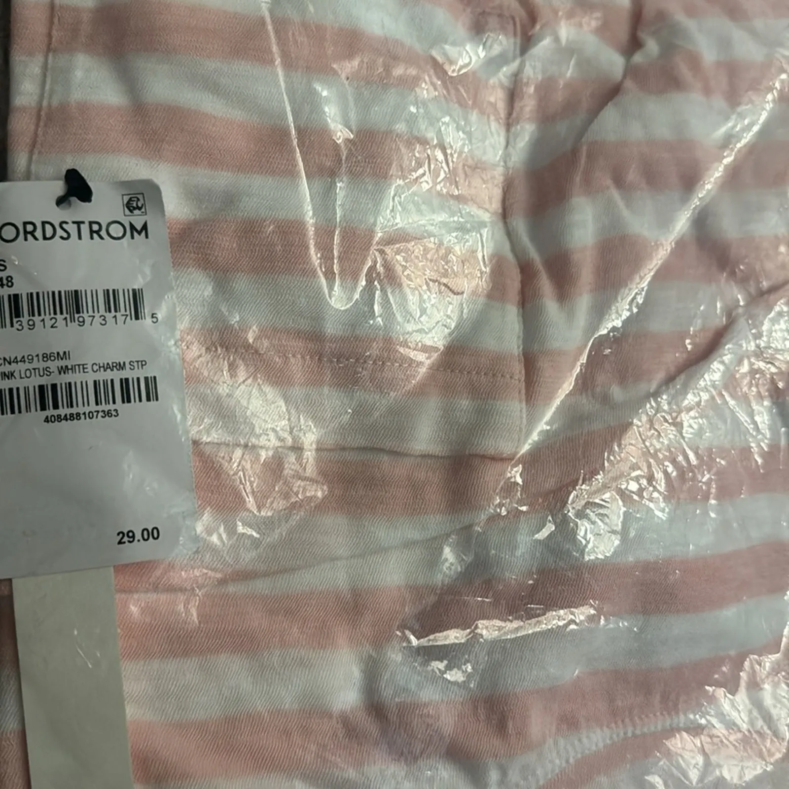 Caslon Crewneck Front Tie Top - Pink Lotus Size XS - Image 4