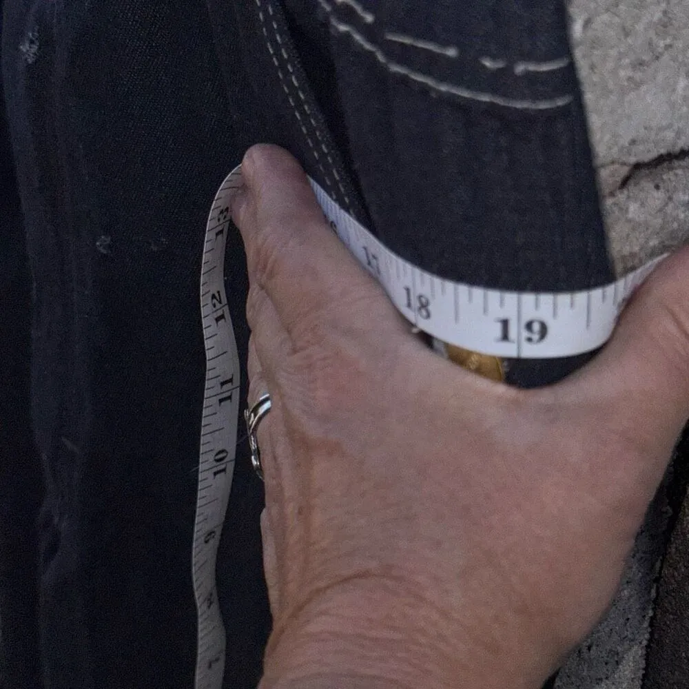 Vintage Toughskins Overall coveralls Jumpsuit Large Blue - Image 6