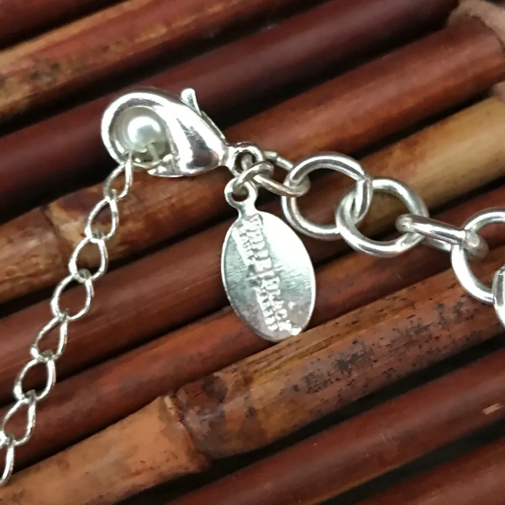 White House Black Market Silver Cha Cha Necklace - Image 5