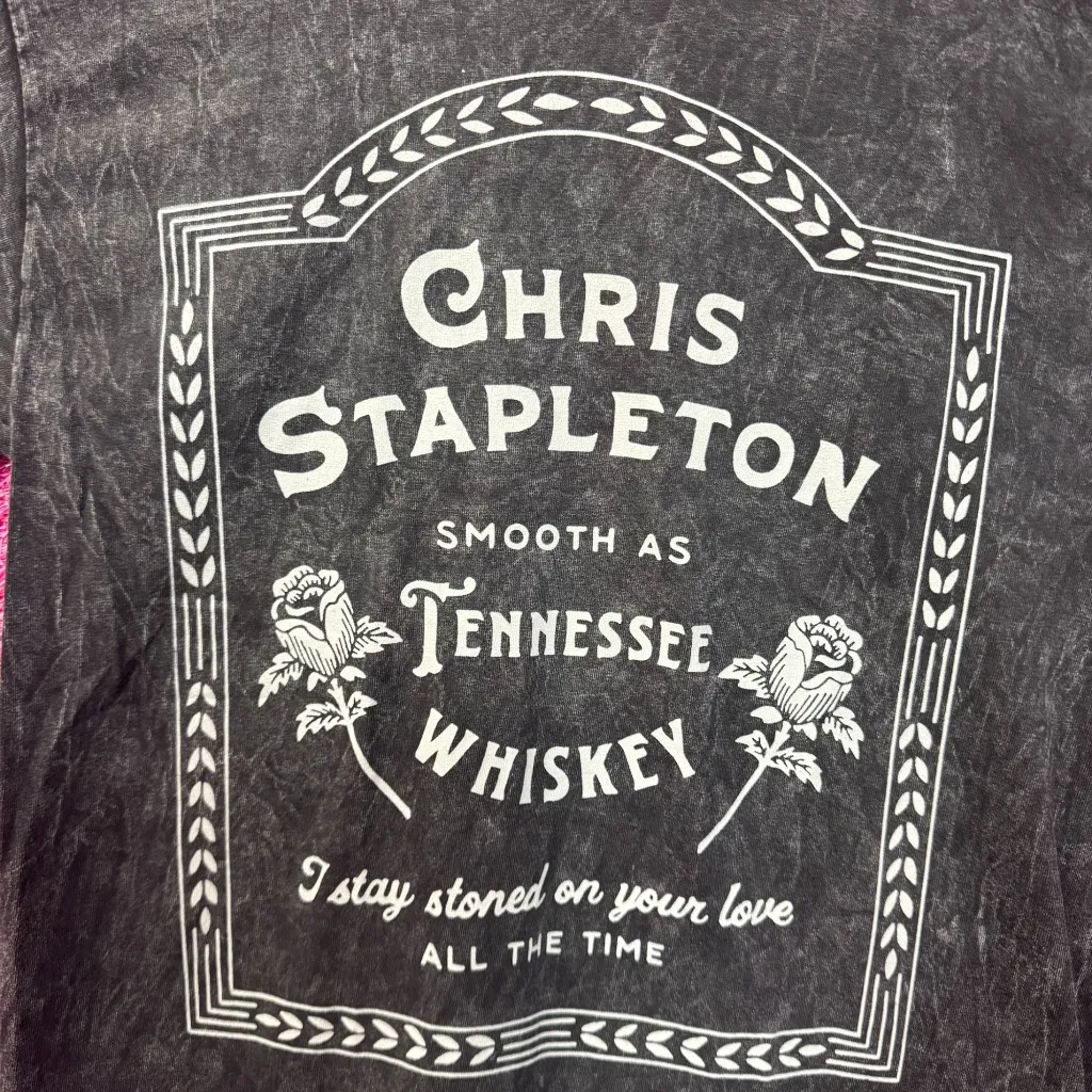 Chris Stapleton Tennessee Whiskey Traveller Country Tee M - Image 2