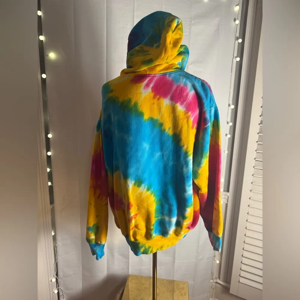 MV Sport Tie-Dye Central Park Zoo Hoodie Unisex Size Large - Image 3