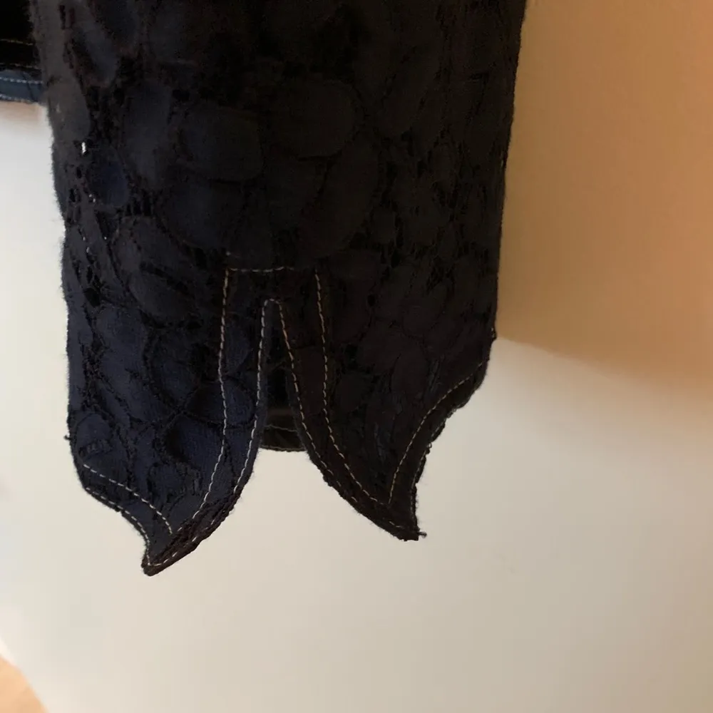 Chapter One navy jacket.Lace with satin lining. Size 14 - Image 4