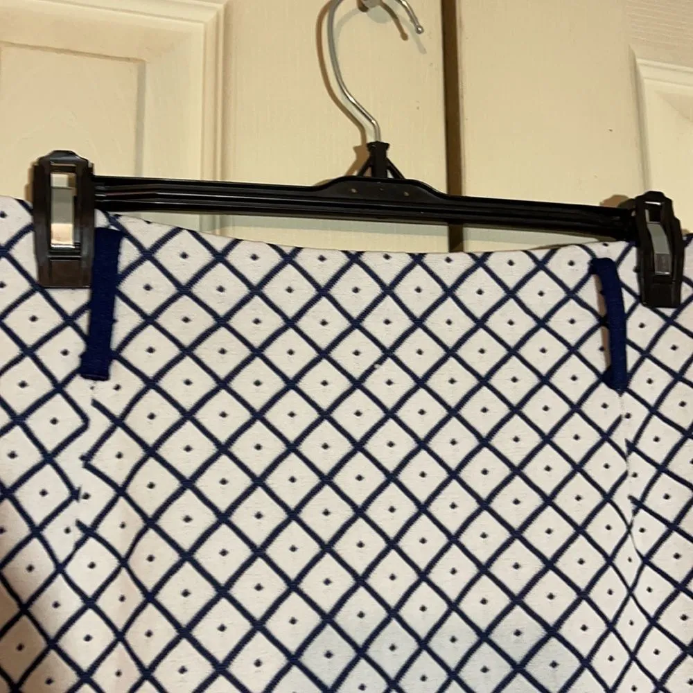 Vintage DiFini Originals 1960s 1970s Floor Length Skirt Geometric Print Blue Size undefined - Image 13