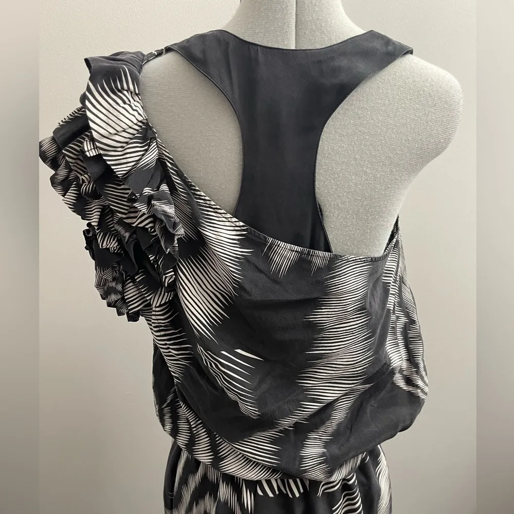 🩷ROBERT RODRIGUEZ Mini Silk Dress, Size 6 - Image 4