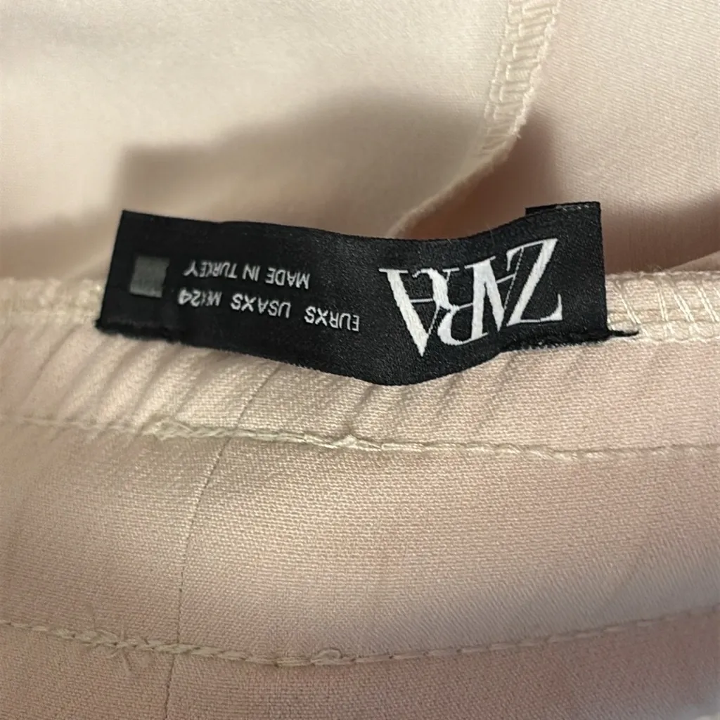 Sara Stylish Cream Jogger Pants - Image 2