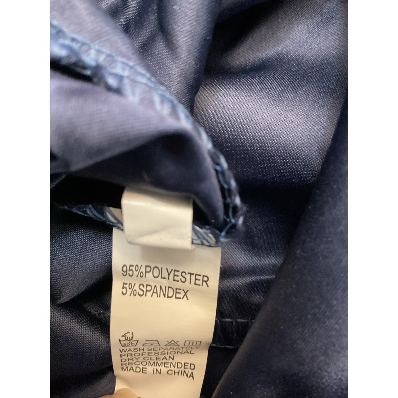 Alise ONeal Apparel Blue Bubble Hem Long Sleeve Midi Dress Size S - Image 8