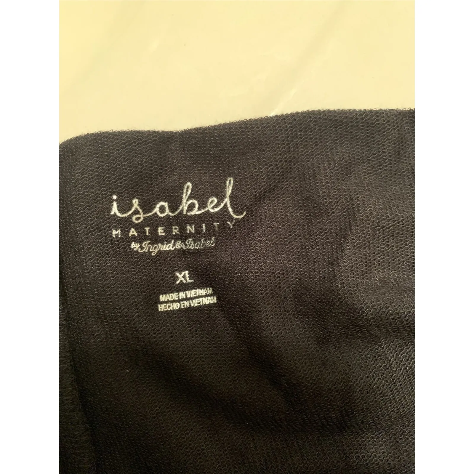 Isabel Maternity Women's Athletic Active Wear Pants Size XL Black - Image 2