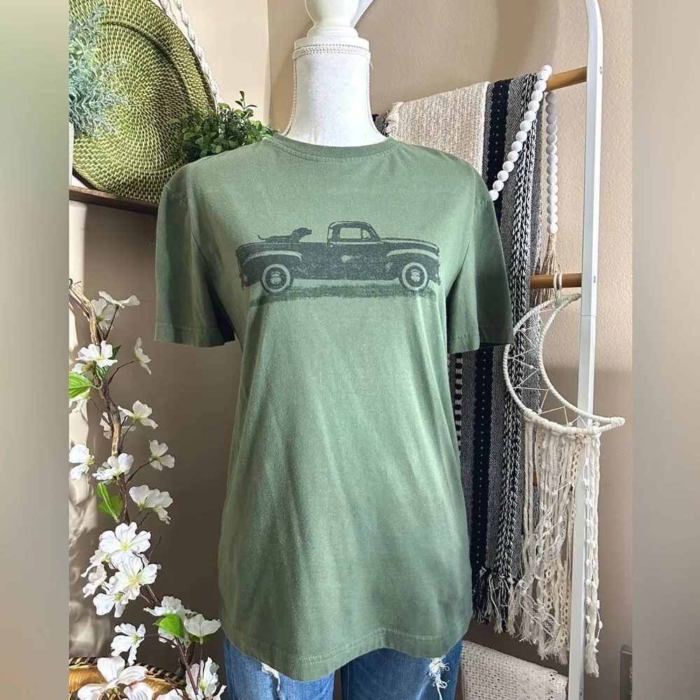 John Bartlett Consensus JB’s Super Soft Tee Olive Green Truck Tee Green - Image 2