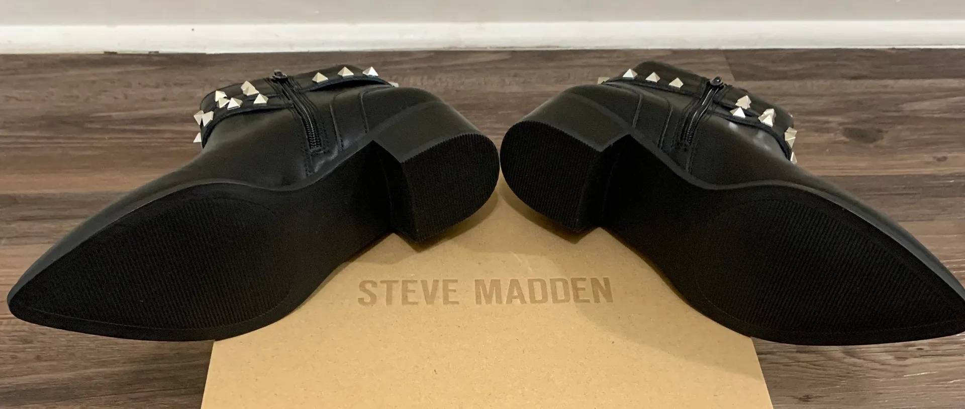 Black Besto Studded Ankle Bootie - Image 10