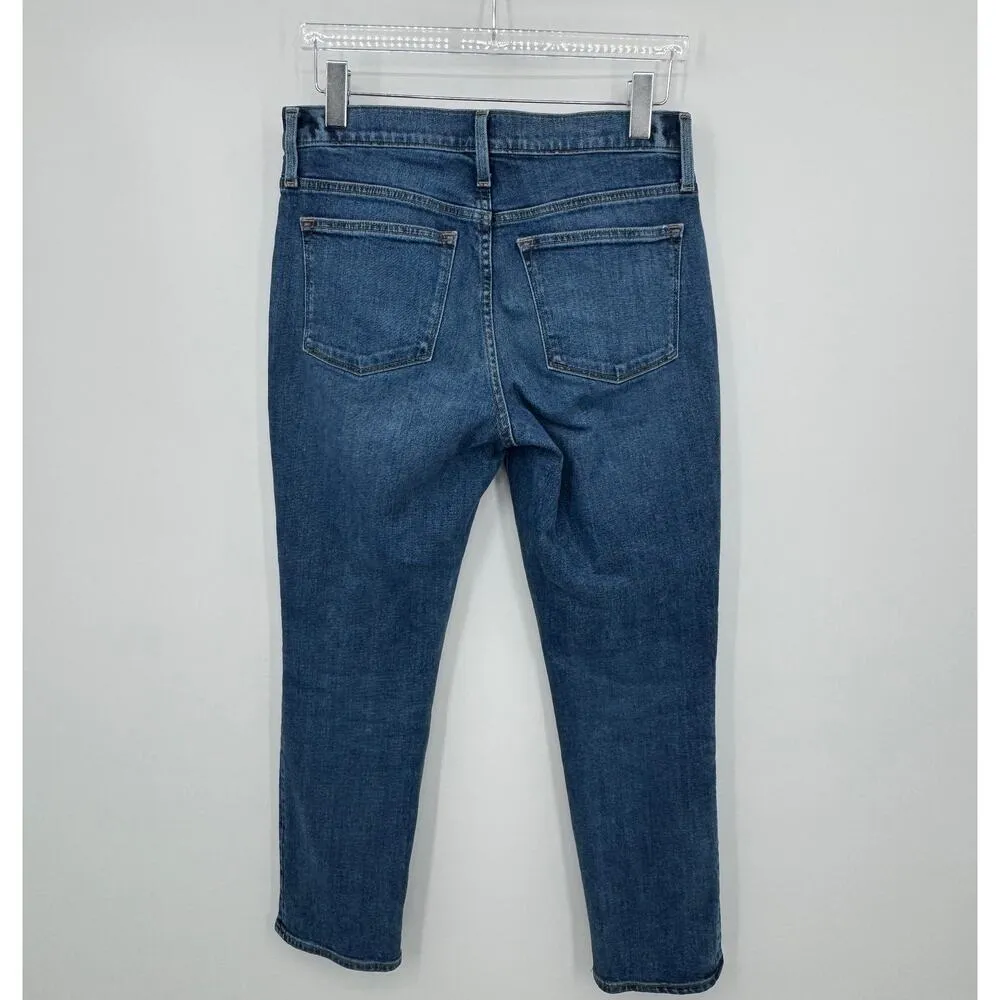 J. Crew slim boyfriend jeans women's 28 all day stretch liberty blue denim pants - Image 3