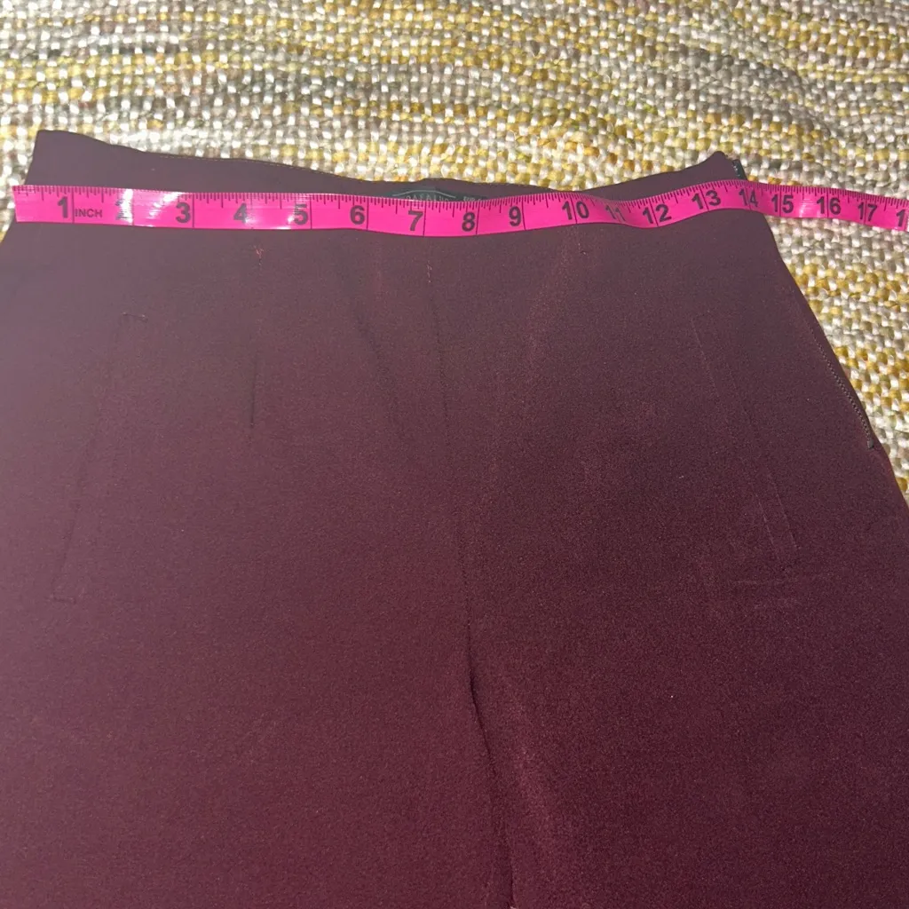 Elegant Burgundy Trousers - Image 9