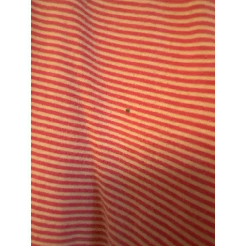 JK Intimates Pink White Striped Drawstring Capri Pajama Pants Women's Sz Small​ - Image 7