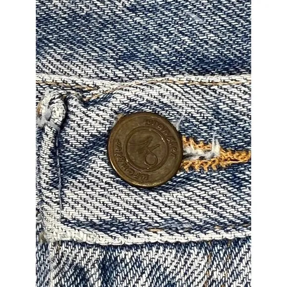 Wrangler Mom Jeans Women's 12P Light Wash High-Rise Tapered Leg Vintage‎ 90s USA - Image 9