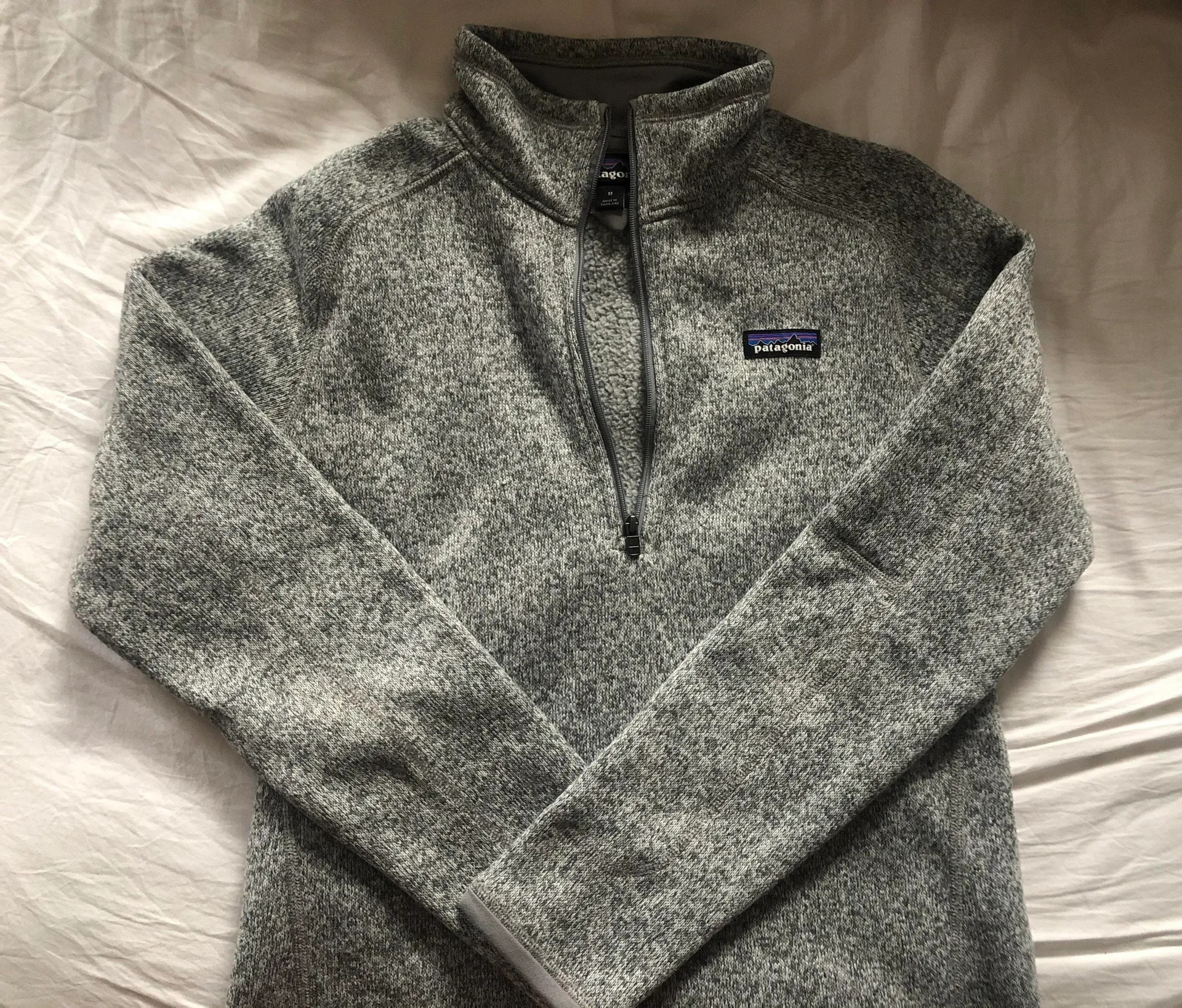 Patagonia Gray Quarter Zip Fleece - Image 2