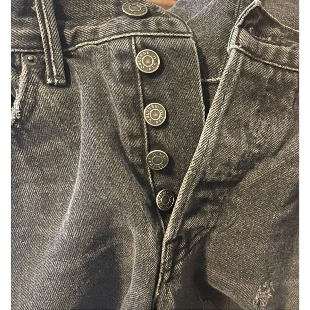 ‎GRLFRND Black Distressed Skinny Jeans - Image 5