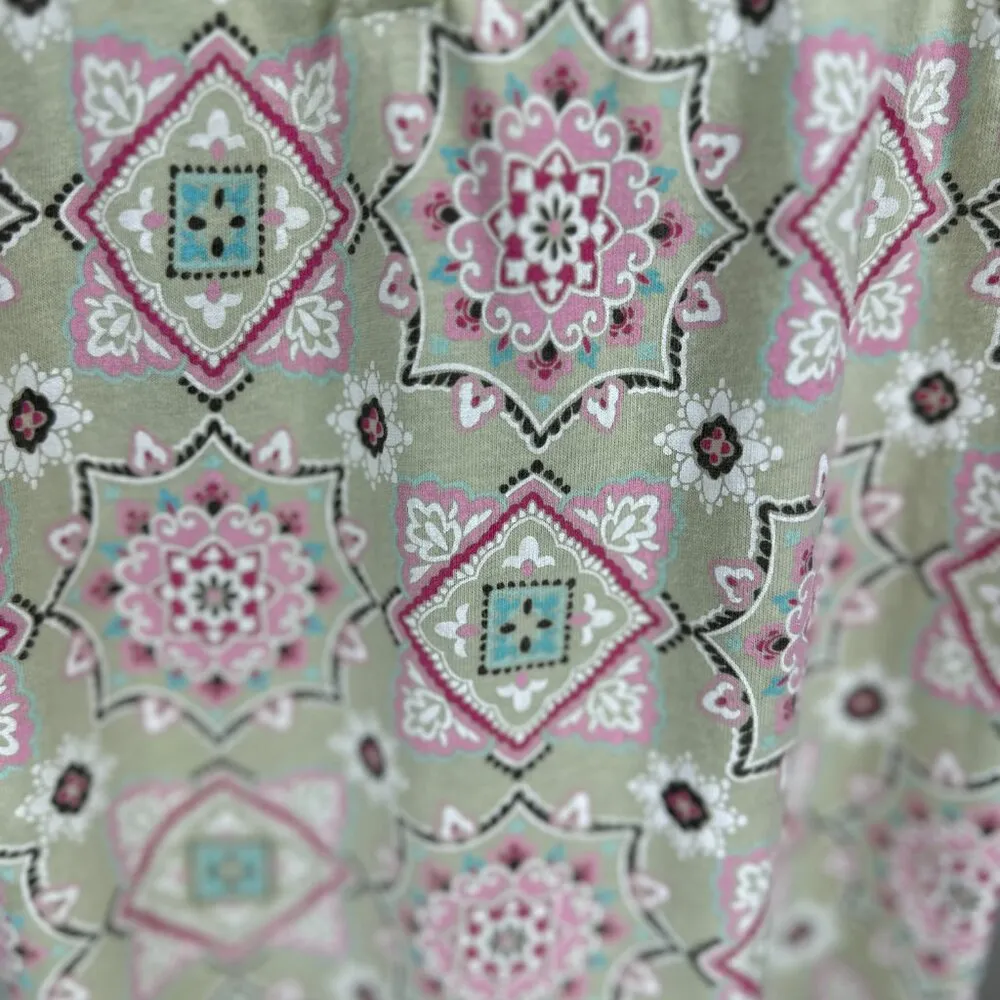 Energie Womens Floral Babydoll Camisole Top Size XL Multicolor Dainty Y2K Boho - Image 3