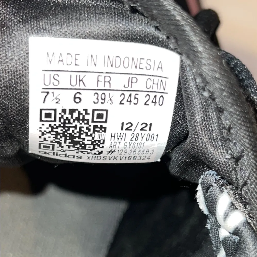 Adidas Womens Puremotion Super Running & Training Black size 7-1/2   order (A10) - Image 2