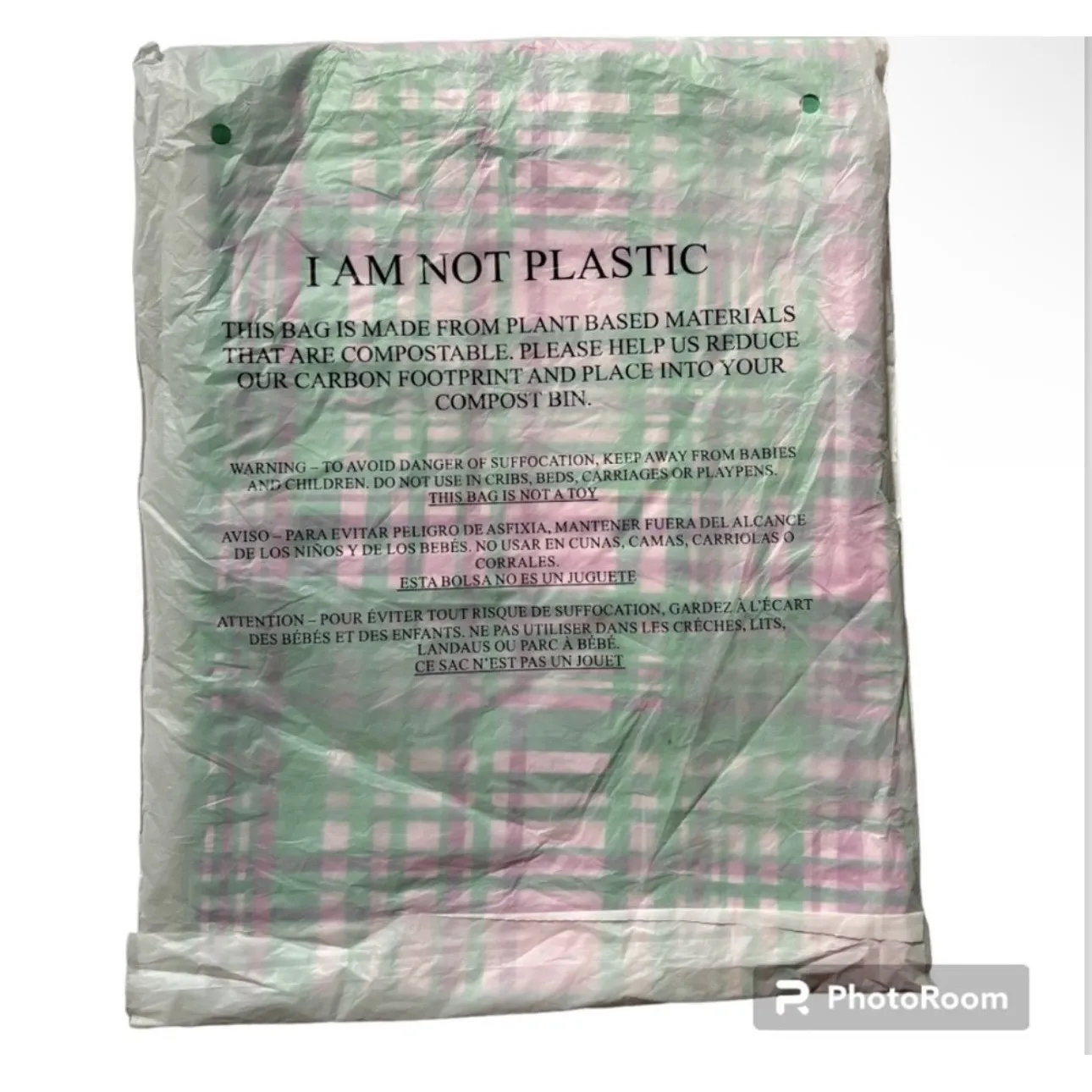 Revolve Plush Plaid Sarong Skirt in Pink and Green Multi Oversized XS NWT - Image 7