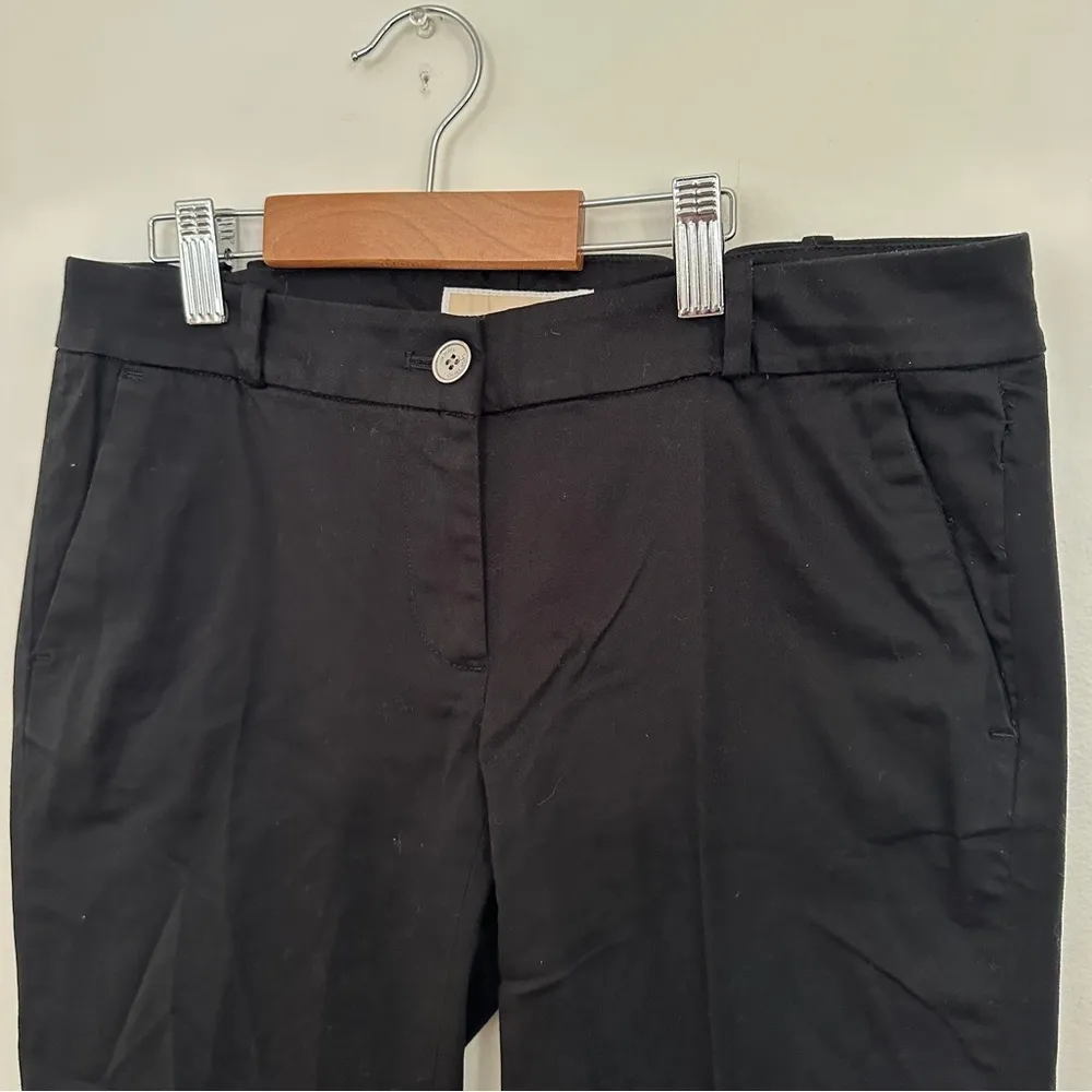 Michael Kors Basics Slim Fit Ponte Knit Pant Size 2 Black - Image 2