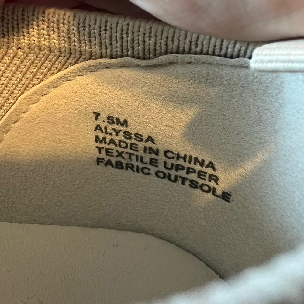 MIA Alyssa Women's Black and Cream Flats Shoes 7.5 - Image 3