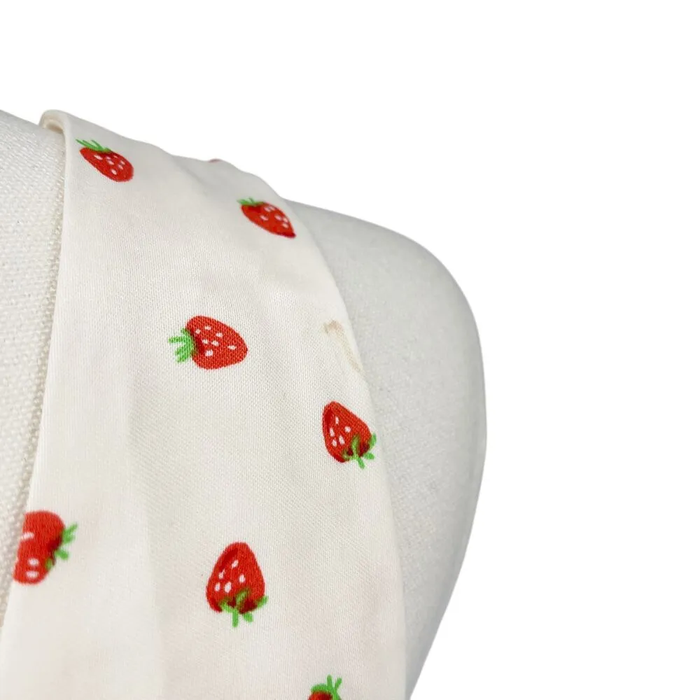 Zara Viral Strawberry Mini Dress Summer V Neck Size Large - Image 13