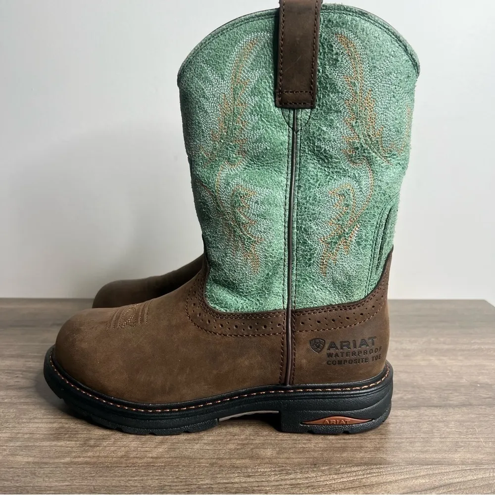 Ariat NEW Women's Pull On H2O Composition Toe Work Boot Size 6.5 #B1104 - Image 5