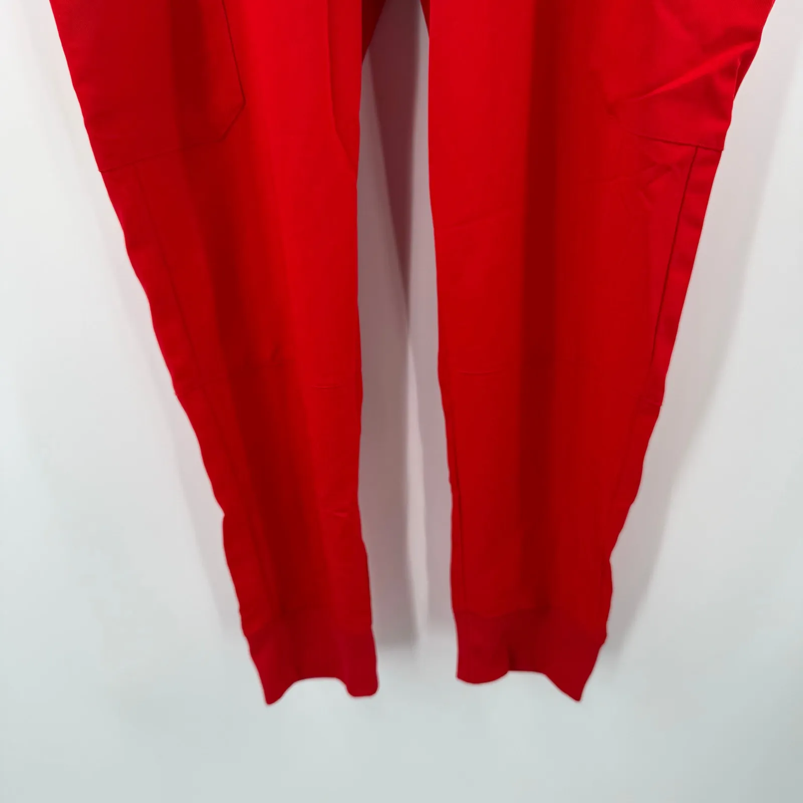 Mandala Scrub Joggers Women's Large Red Medical Comfort Multi - Image 6