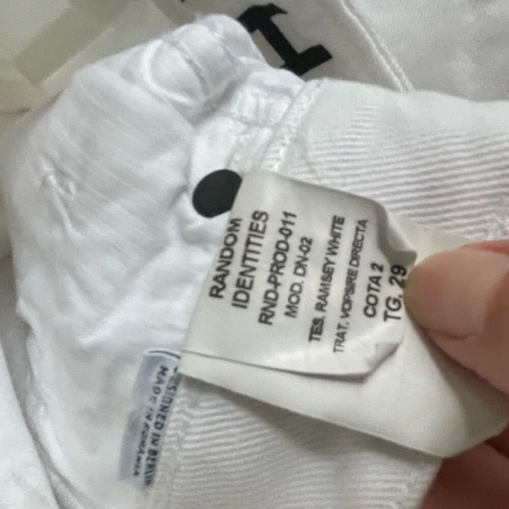 Random Identities White I Bless The 60'S Jeans High Rise $229 29 - Image 13