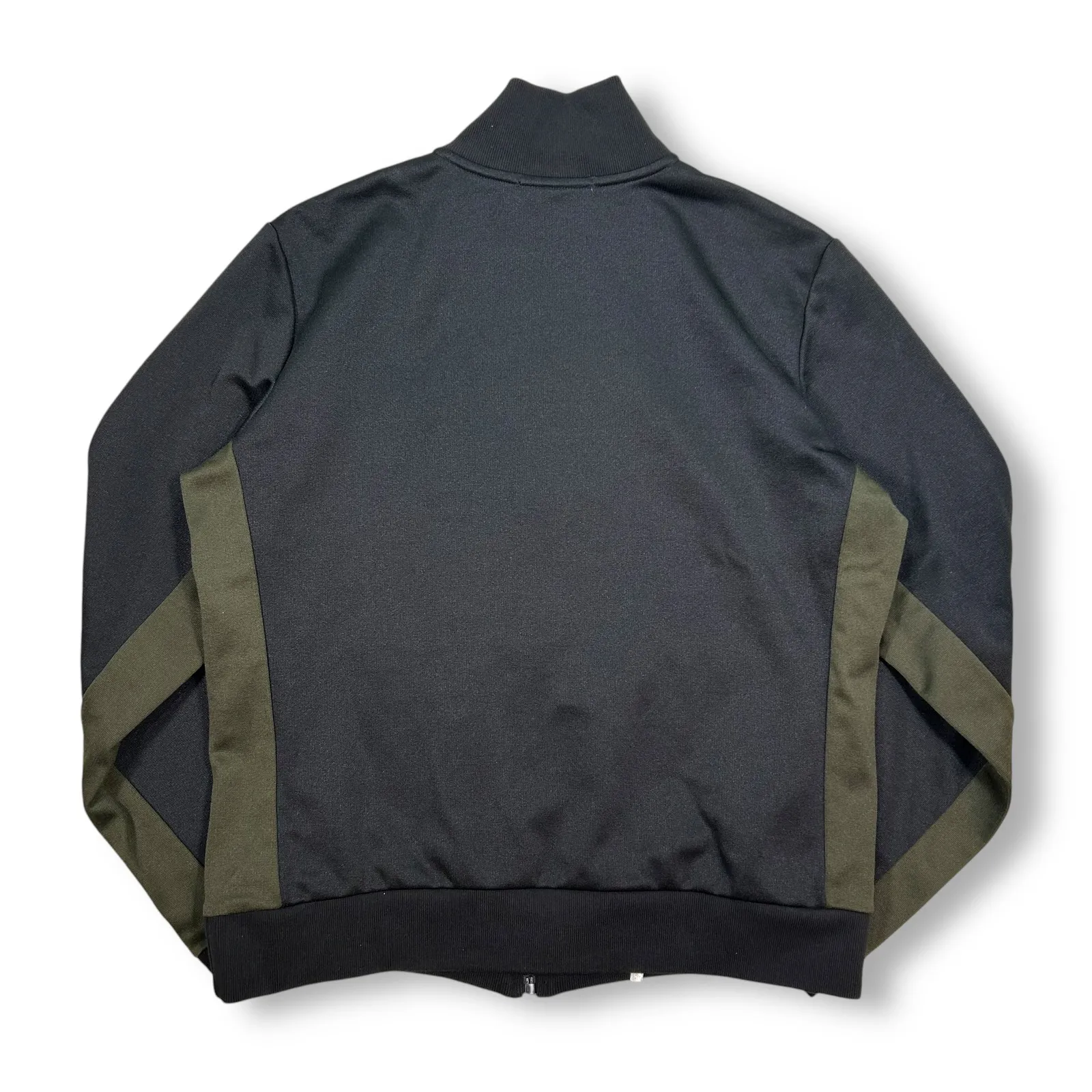 Lauren Ralph Active Track Jacket Full‎ Zip Olive Green Athletic Black Womens L - Image 2