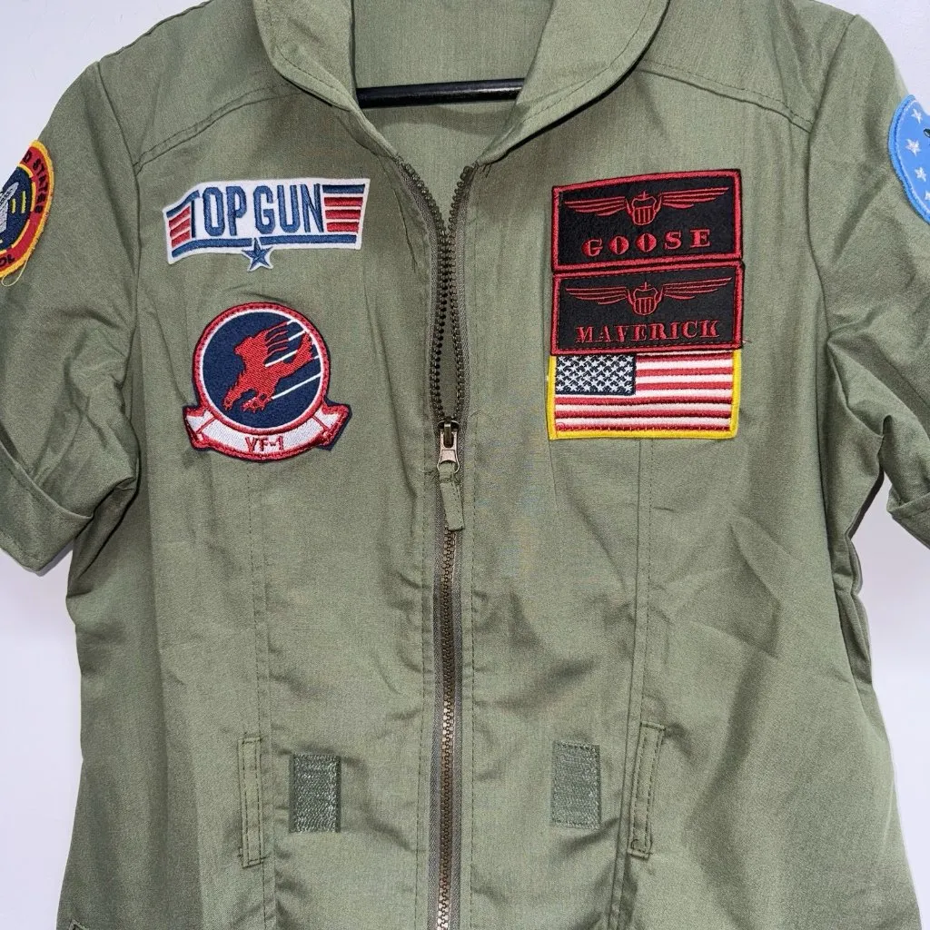Leg Avenue Top Gun Flight Dress Halloween Costume Womens Large Goose Maverick - Image 3