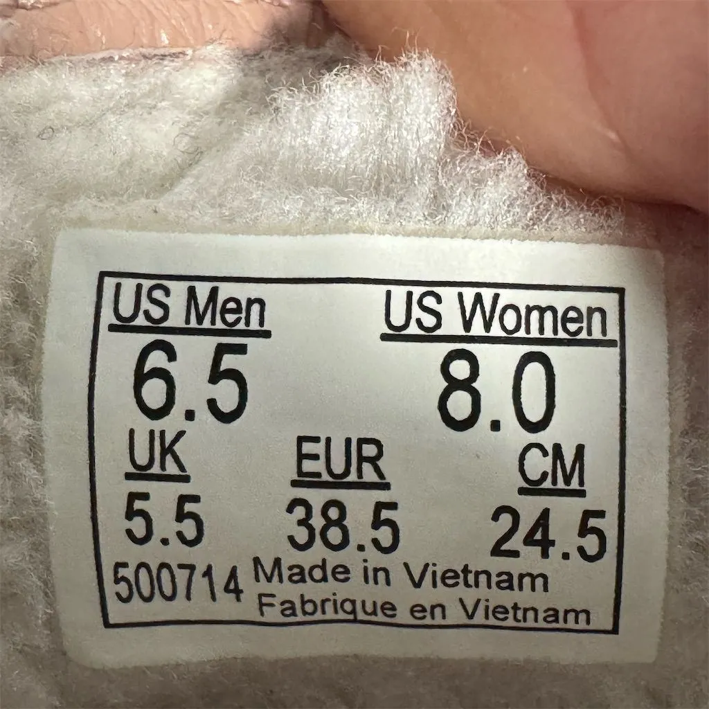 Vans Women's Slip-On Fleece Lined Leather Shoes Pink Size 8 Casual Flats - Image 9