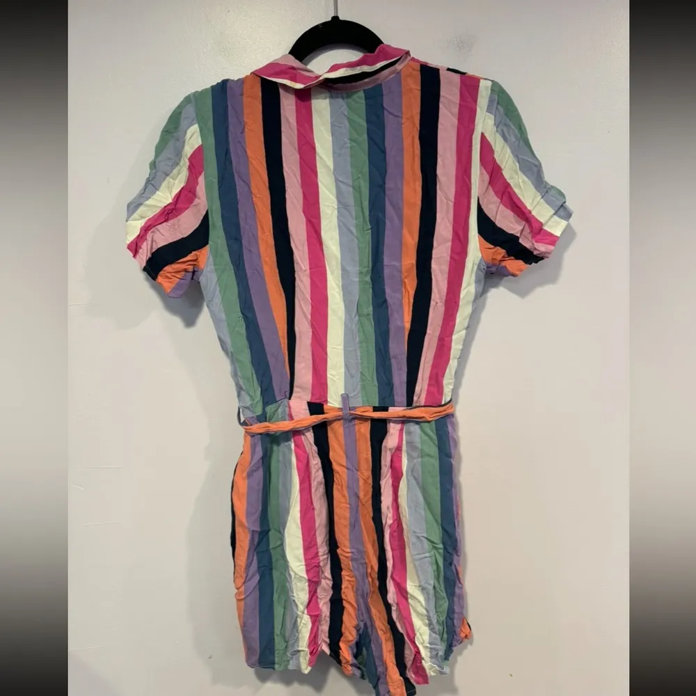 Abercrombie and Fitch vintage rainbow stripe romper‎ - Image 4