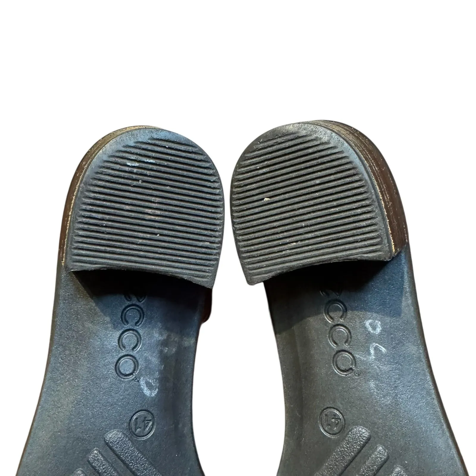 ECCO Shoes Womens Size 41 Brown Leather Penny Loafer Slip‎ On Comfort Low Heel - Image 9