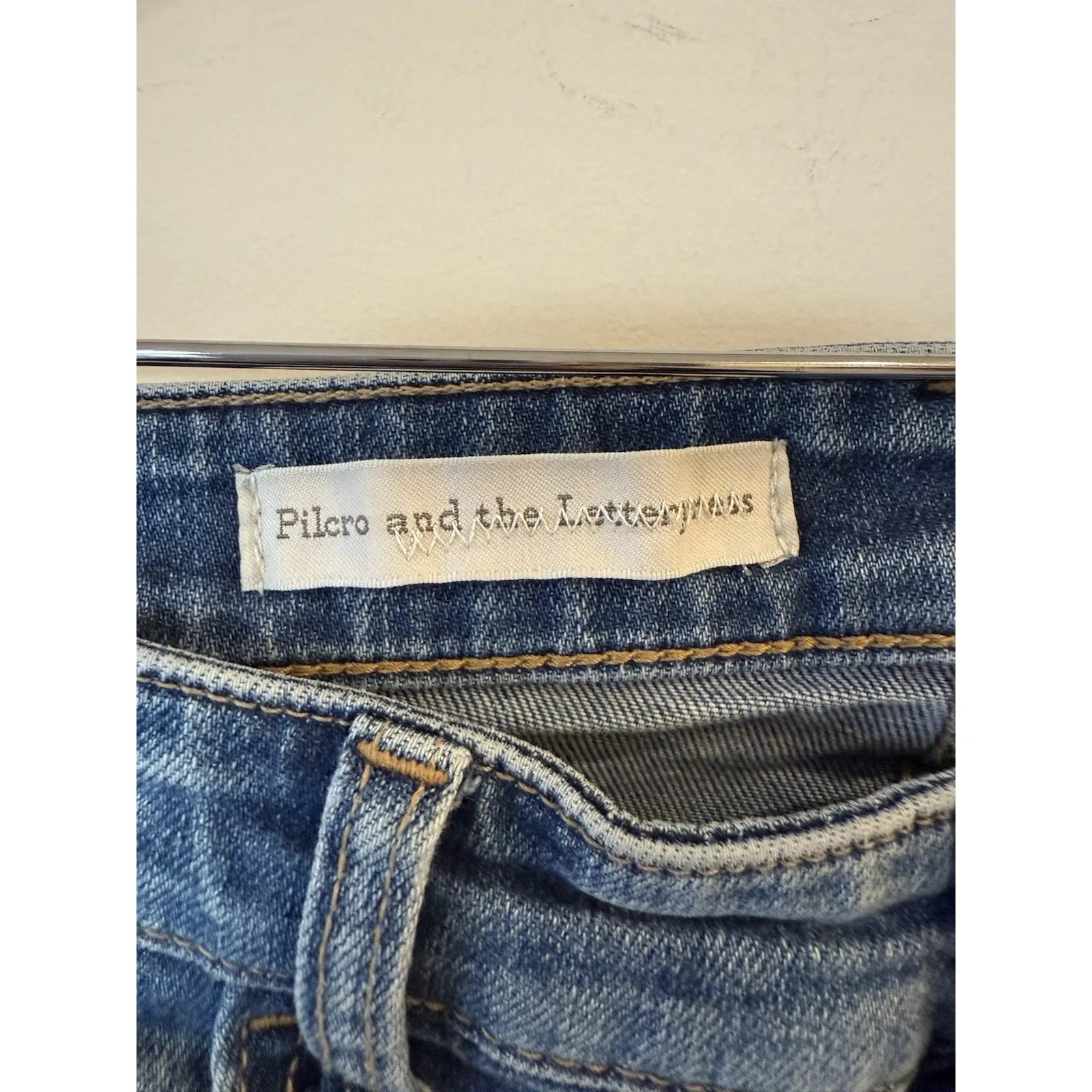 Anthropologie Pilcro And The Letterpress Womens Parallel Jeans Size 28 Blue - Image 5