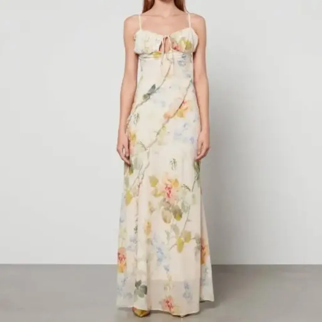 Hope & Ivy Floral Ruffle Maxi Dress - Image 10