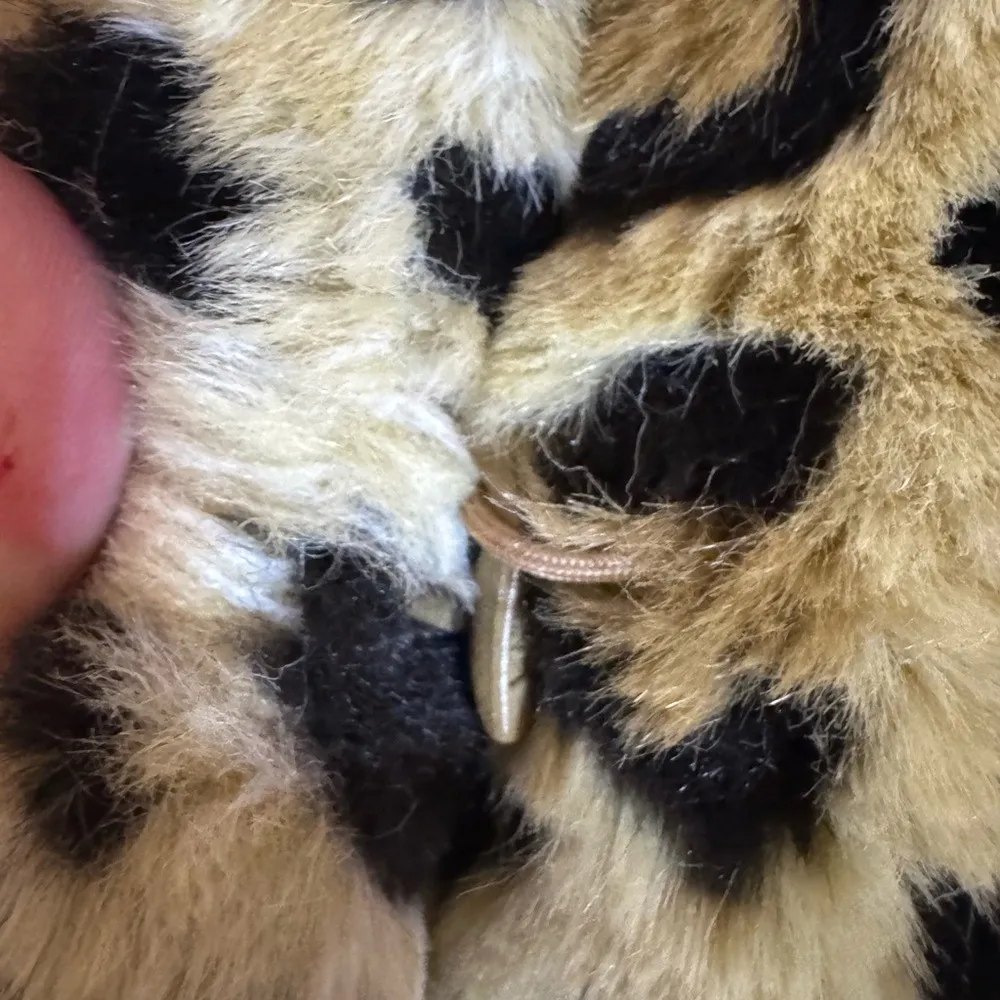 Dennis Basso Faux Fur Coat Leopard‎ Animal Print Size 1X Womens - Image 6