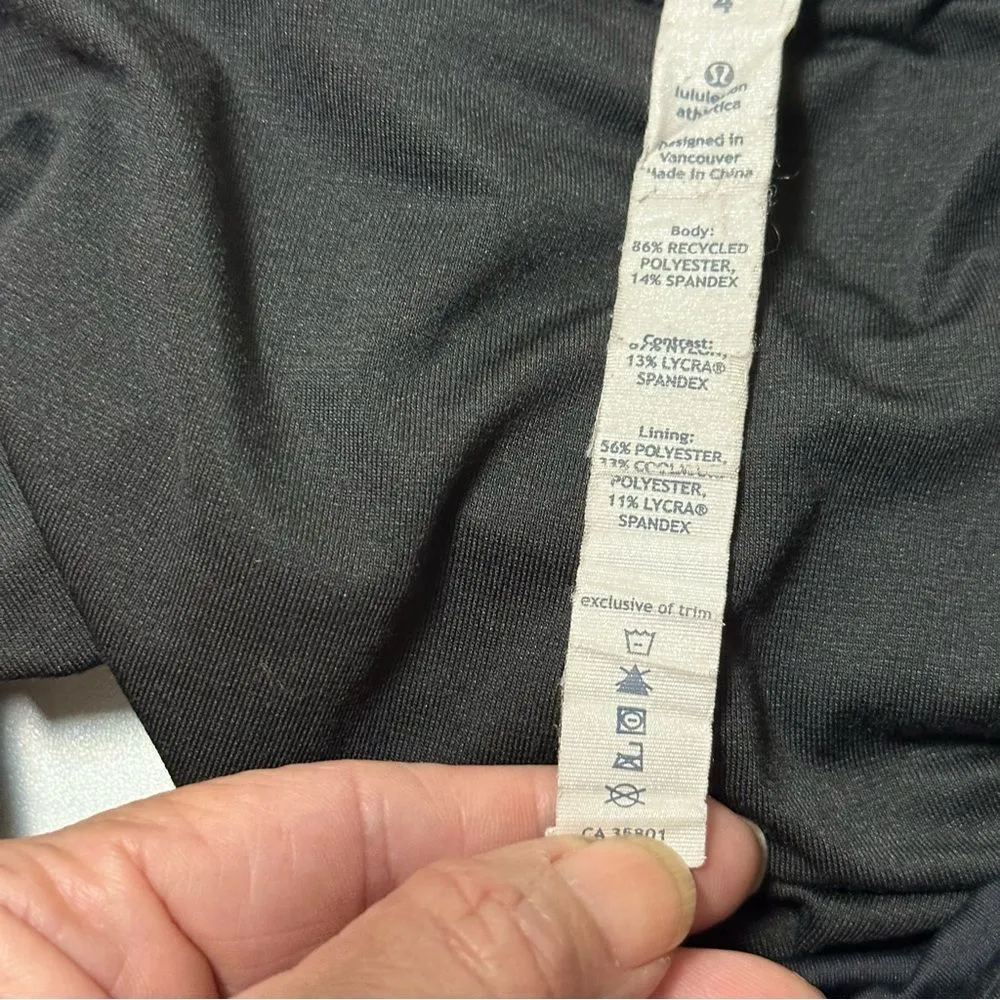 Lululemon Cruiser Short Black Size 4 With‎ Compression - Image 10