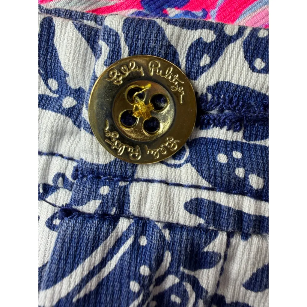 Lilly Pulitzer Colette Scallop Hem Skort Blue Size 4 Oyster Bay Blue Krillin It - Image 7