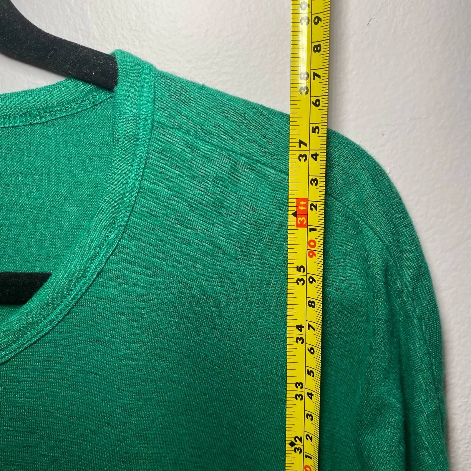 Eileen Fisher Cotton Hemp Green Oversized Shirt Dress Coverup Women's size XS - Image 8