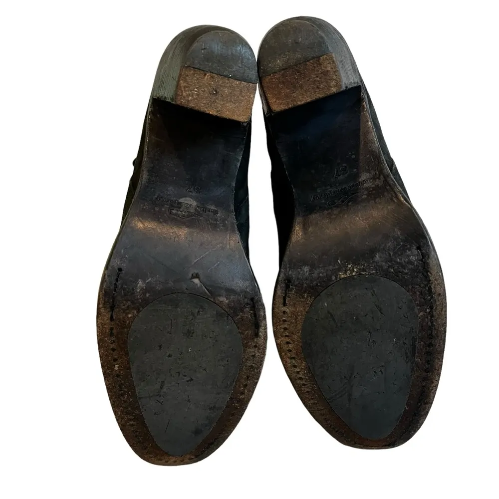 The Last Conspiracy AASE Waxed Distressed Black Leather Chelsea Ankle Boot Size 7 - Image 13