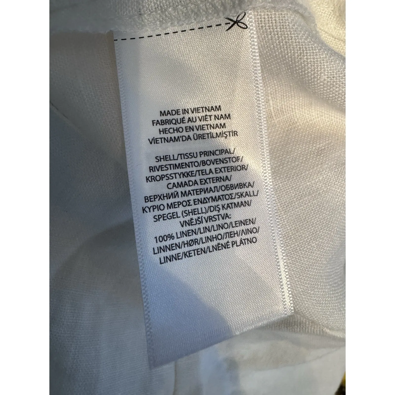 Polo Ralph Lauren White Linen Bermuda Shorts Sz 2 NEW - Image 6