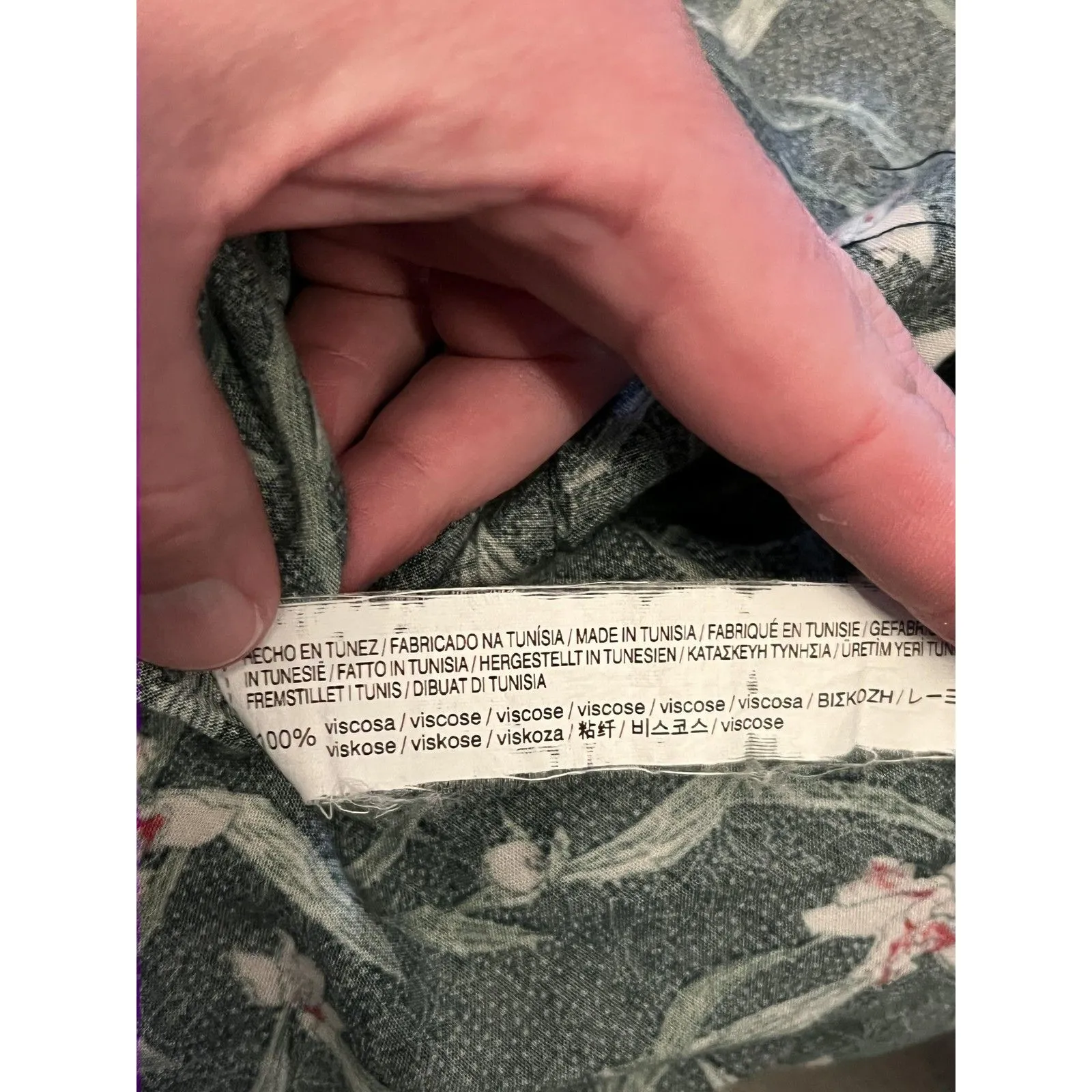 Stradivarius Romper Womens Small Black Floral Ruffle Sleeve Open Back Tie Waist - Image 9